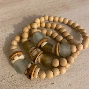 Twine and Twig trio bracelet set